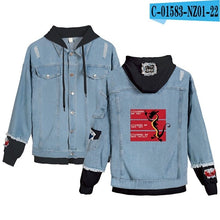Load image into Gallery viewer, Cartoon Dragon Streetwear  Jacket Harajuku Hip Hop Denim Clothing Male Chamarras Para Hombre