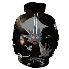 Load image into Gallery viewer, Rick Morty Crazy Scientist Winter Loose Thin Hooded Hoody Tops