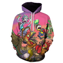 Load image into Gallery viewer, Rick Morty Crazy Scientist Winter Loose Thin Hooded Hoody Tops