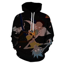 Load image into Gallery viewer, Rick Morty Crazy Scientist Winter Loose Thin Hooded Hoody Tops