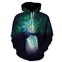 Load image into Gallery viewer, Rick Morty Crazy Scientist Winter Loose Thin Hooded Hoody Tops