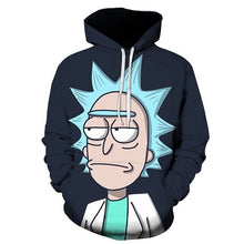 Load image into Gallery viewer, Rick Morty Crazy Scientist Winter Loose Thin Hooded Hoody Tops