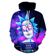 Load image into Gallery viewer, Rick Morty Crazy Scientist Winter Loose Thin Hooded Hoody Tops