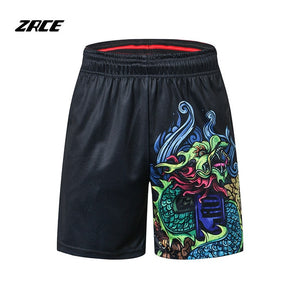Bodybuilding Fitness Shorts 3D Printed Summer Brand Clothing Causal Homme Breathable Beach Loose Shorts Men's Shorts
