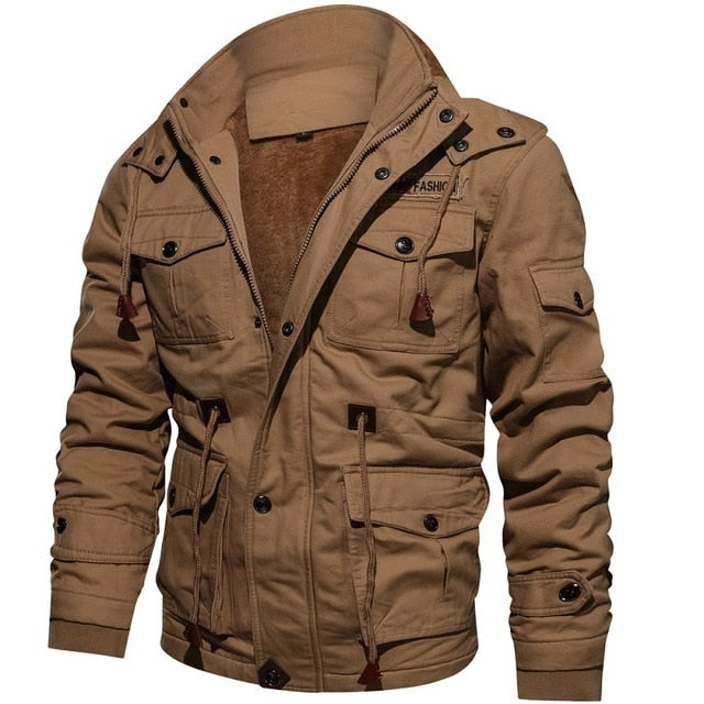 Brand Thick Winter Fleece Jackets Men Military Tactical Army