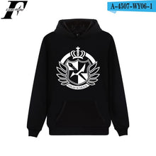 Load image into Gallery viewer, Danganronpa Hoodie Black White Bear Monokuma Oversized Moletom Danganronpa Anime Hoodies Long Sleeve Printed Hoodie Game Clothes