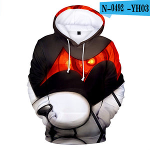 Danganronpa Hoodie Black White Bear Monokuma Oversized Moletom Danganronpa Anime Hoodies Long Sleeve Printed Hoodie Game Clothes