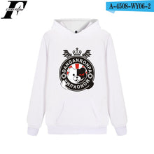 Load image into Gallery viewer, Danganronpa Hoodie Black White Bear Monokuma Oversized Moletom Danganronpa Anime Hoodies Long Sleeve Printed Hoodie Game Clothes