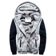 Load image into Gallery viewer, FGKKS Men Hoodie Winter Fashion Brand Men Hooded Sweatshirt Coat Mens Warm Fleece Thick splice Casual Hoodie