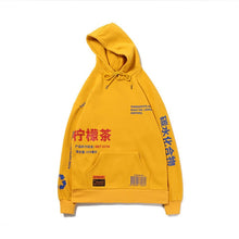 Load image into Gallery viewer, GONTHWID Lemon Tea Printed Fleece Pullover Hoodies Men/Women Casual Hooded Streetwear Sweatshirts Hip Hop Harajuku Male Tops