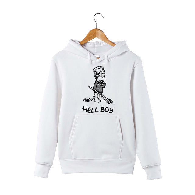 Lil Peep Hellboy Hoodie Lil Peep Hoodie Sweatershirt hellboy Hoodie