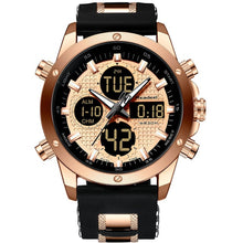 Load image into Gallery viewer, Mens Watches Top Brand Luxury Chronograph Gold Men Watch Quatz Digital Led Sport Watch Men Male Clock Man Waterproof Wristwatch