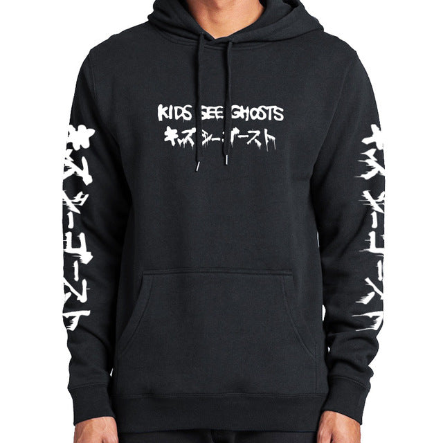 Nothing Is Real Hoodies Harajuku Japanese Letter Print Thick  Hoodie