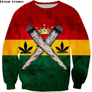 Fashion hoodies yellow weed