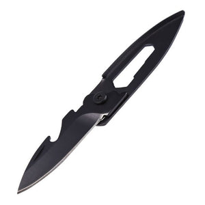 Package survive clip Fold Open Knife Pare cutter outdoor Box Blade camp razor peel Carabiner Hang Fruit multi tool cut sharp