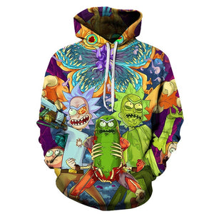 Rick and Morty Hoodies By jml2 Art 3D Unisex Sweatshirt Men Brand Hoodie Comic Casual Tracksuit Pullover DropShip Streetwear