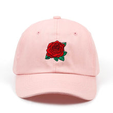 Load image into Gallery viewer, VORON 2017 New Hot Fashion Roses Men Women Baseball Caps Spring Summer Sun Hats for Women Solid Snapback Cap Wholesale Dad Hat