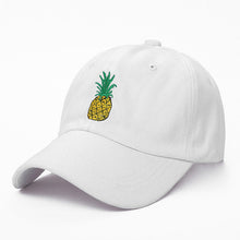 Load image into Gallery viewer, VORON new Pineapple Embroidered Baseball Cap Funny Fresh Fruit Hipster Hat Pineapple Dad Hat Baseball Cap