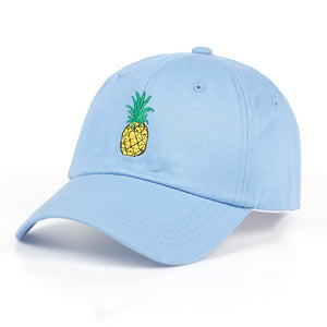 VORON new Pineapple Embroidered Baseball Cap Funny Fresh Fruit Hipster Hat Pineapple Dad Hat Baseball Cap