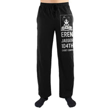 Load image into Gallery viewer, Attack on Titan Eren Jaeger 104th Cadet Corps Sleep Pants