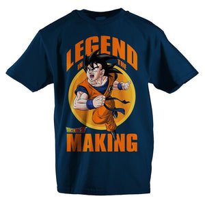 Boys Dragon Ball Z Goku Shirt Navy Blue Dragon Ball Z Boys Clothing